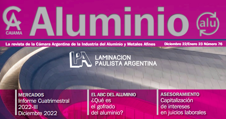 Revista Aluminio de la CAIAMA